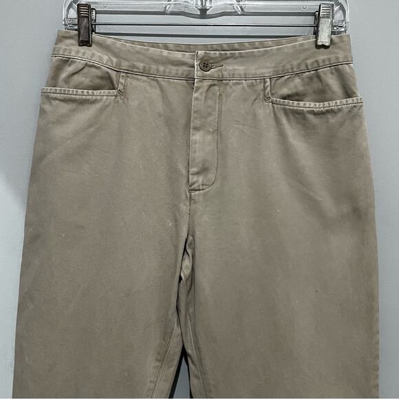 J. Crew Vintage 90s Straight Leg High Waist Ankle Distressed Khaki Chinos 8P - Picture 4 of 15